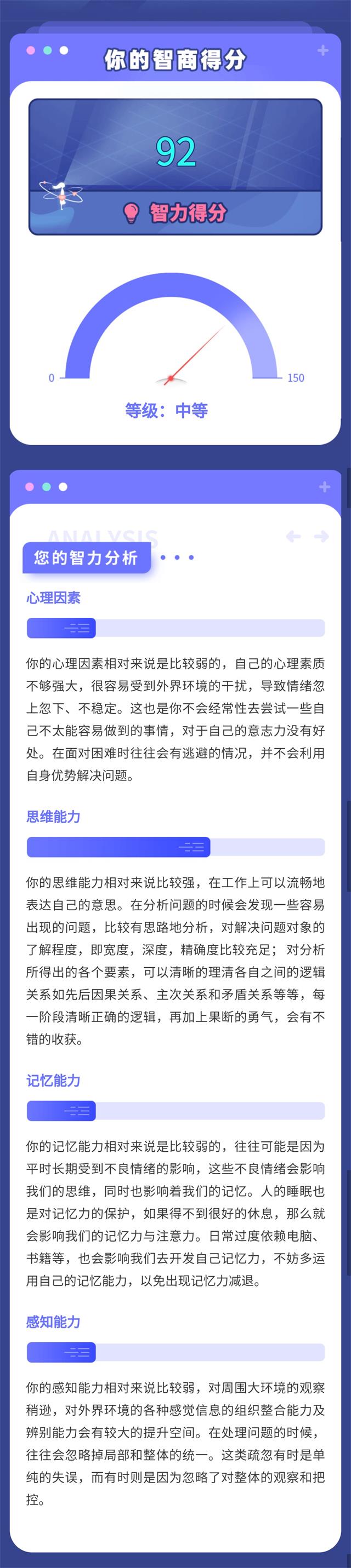 测一测你的智商有多高