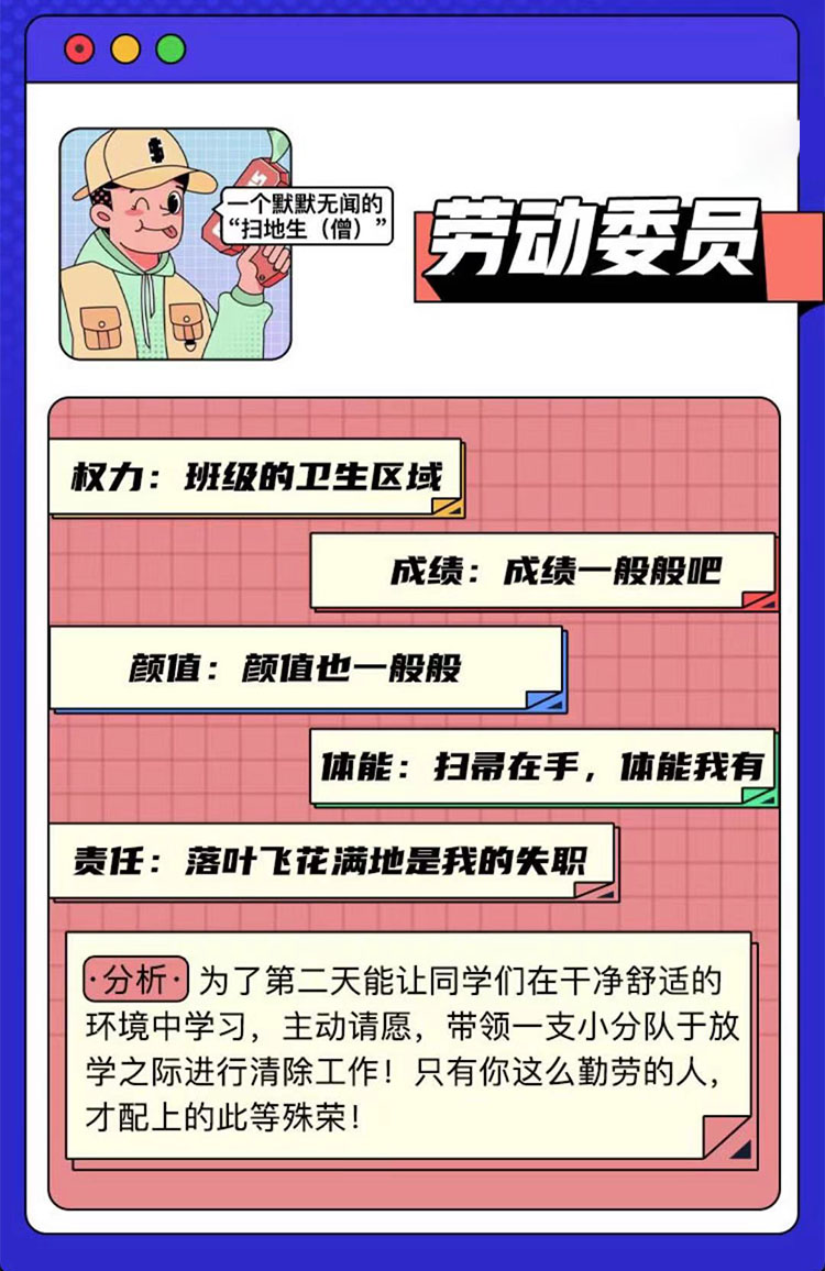 你在班级中的角色是什么？